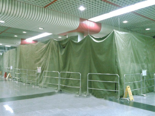 地下通道施工场地防尘帆布