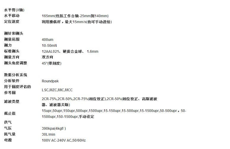 三豐圓柱形狀測量儀