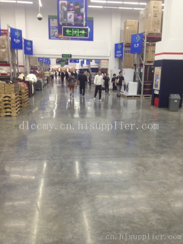 大连沃尔玛山姆会员店金刚砂密封固化地坪工程