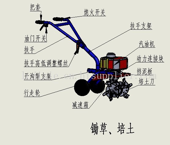 茶园微耕机 茶叶园锄草机 培土机