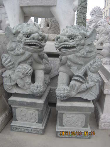 廣漢石獅子石雕雕塑批發