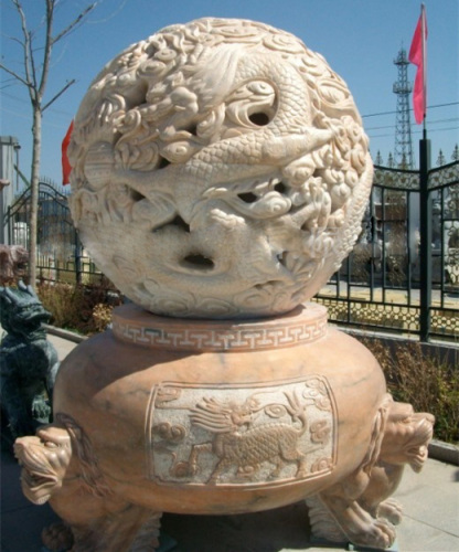 龙球石材雕塑