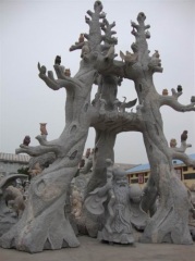 四川树型石雕