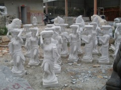 广汉人物石雕雕塑