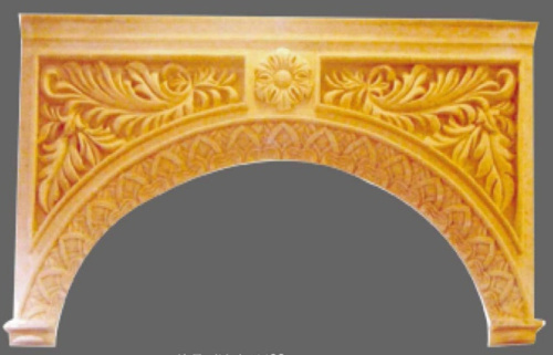 歐式拱形門頭浮雕