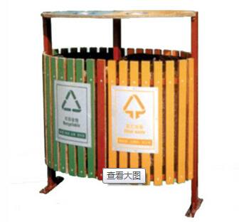 柳州钢木垃圾桶厂