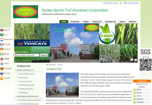 Suntex Sports-Turf (Kunshan) Corporation.