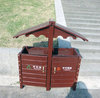 來賓鋼木垃圾桶  鋼木垃圾桶批發   鋼木垃圾桶 廠家