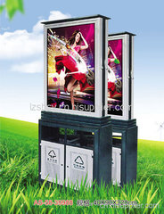 桂林广告式垃圾桶厂家