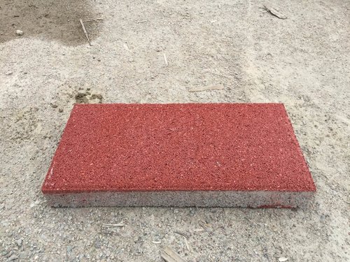 粗面鲜红环保型透水砖