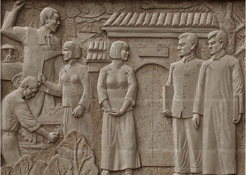 石雕展示独特的文化艺术