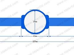 ID尼龍電子標簽、拓迪派克提供熱門拓迪派克尼龍腕帶TDPK-NL001、產品有保障