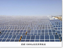 甘肃武威10MW分布式光伏发