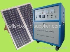 500W-12V100AH太阳能发电系统