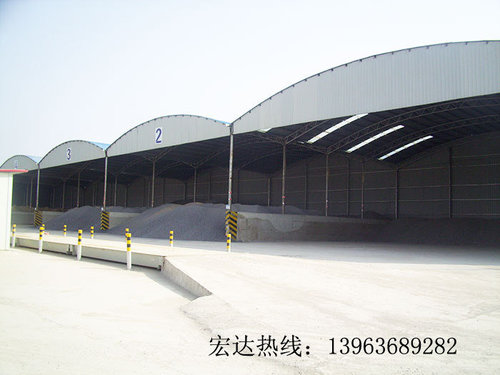 江苏工地料棚实景