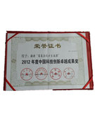 2012年度中国科技创新卓*成果奖