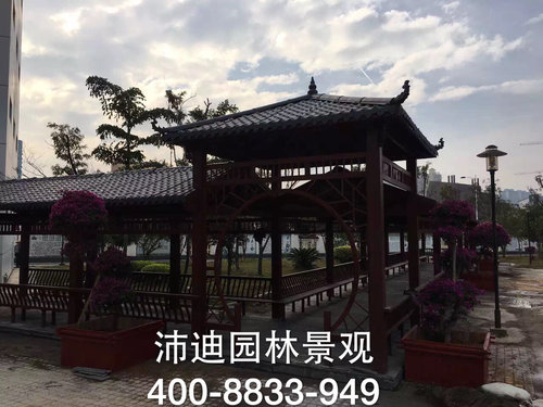 古代凉亭的建筑之美
