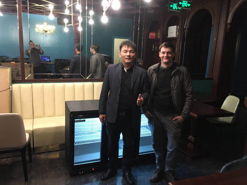 北京朝阳区 国贸意大利餐厅(吧台啤酒冷藏展示柜)