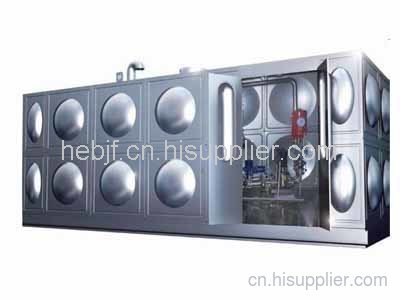 消防恒壓箱泵一體化、箱泵一體化泵組的特點、一體化水泵水箱