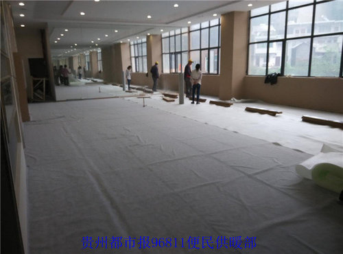 贵阳空气能地暖的铺装