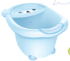 海南婴儿用品 小浣熊浴桶(蓝色)
