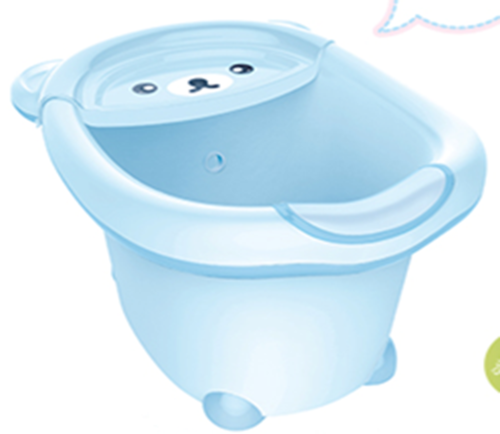 小浣熊浴桶(蓝色)