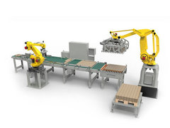 工业机器人码垛生产线