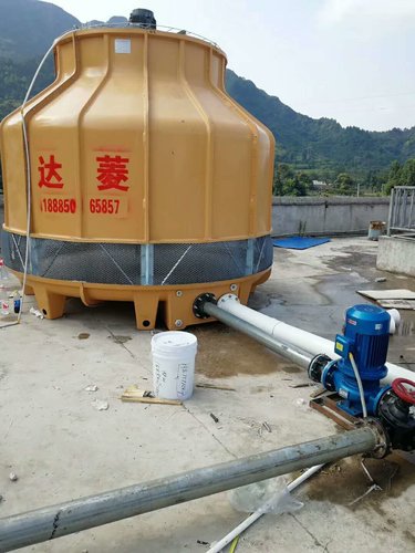 圆形玻璃钢冷却塔组成及特点