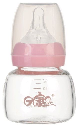 日康玻璃果汁奶瓶（80ml)