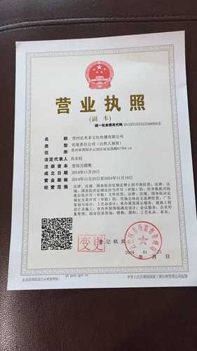 企业法人营业执照