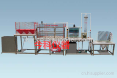 汙水廠平面布置模型實驗裝置設備 汙水處理廠立體布置模型 (能運轉)