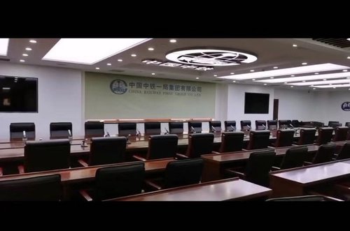 祝贺望景窗饰承接中铁一局办公楼电动卷帘工程!