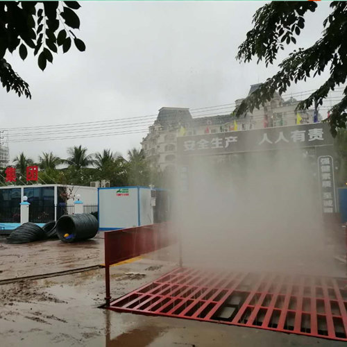 海南洗轮机应用案例之山西二建工地
