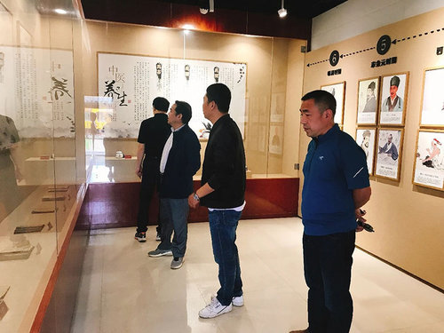 宁波大学食品与药学学院院长莅临世豪中医药养生旅游基地指导交流考察