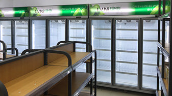 LVNI绿零案例:湖南湘潭市—超市便利店展示柜
