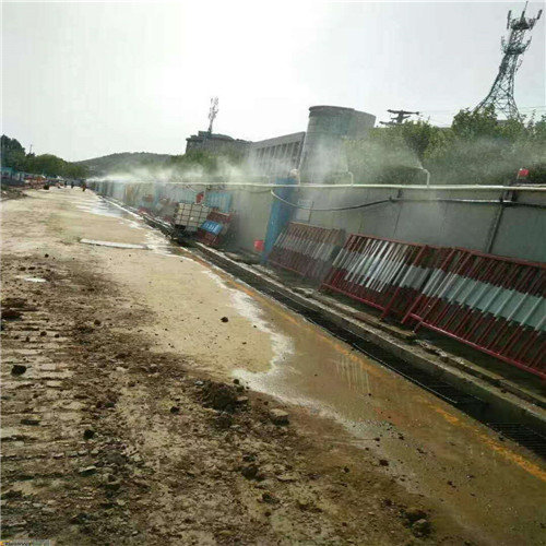 海南围挡喷淋——围挡喷淋系统构成