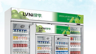 LVNI绿零案例:株洲京东便利店—超市两门展示柜