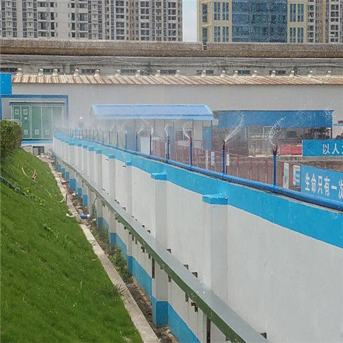 海南围挡喷淋——喷淋系统与消防水炮有什么区别