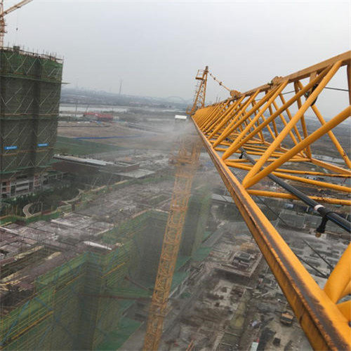 海口塔吊喷淋——建筑工地喷淋降尘系统怎么做