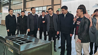 永州市委严华一行莅临绿零制造基地参观指导!