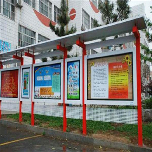 ​柳州不锈钢公告栏制作公司——图案美观、色彩饱满的不锈钢宣传栏