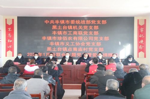 【走一线、强担当】联合主题党日暨爱心捐赠,珍佰农万元物品情暖乡村