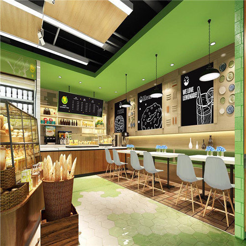 柳州门面装修——奶茶加盟店如何装修才更吸引人
