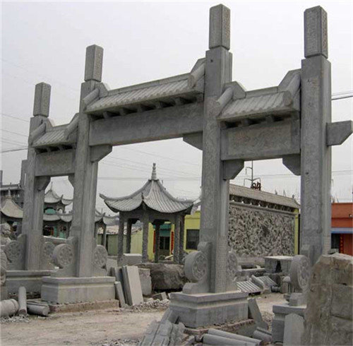 柳州石材厂——石雕牌坊