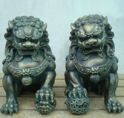 廣西雕塑——銅獅子頭上那疙瘩有什麽用