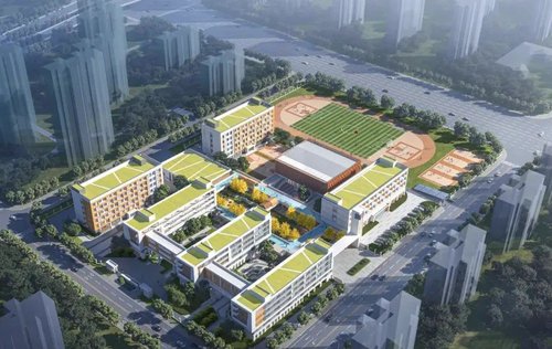 襄陽抗震支架、成品支架、綜合支架項目案例：襄陽五中附屬初級中學項目