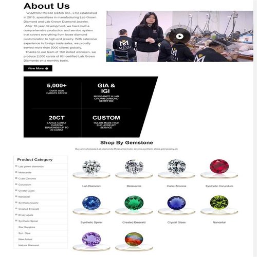 ✍ WUZHOU MESSI GEMS CO., LTD（珠宝行业♥外贸独立站）