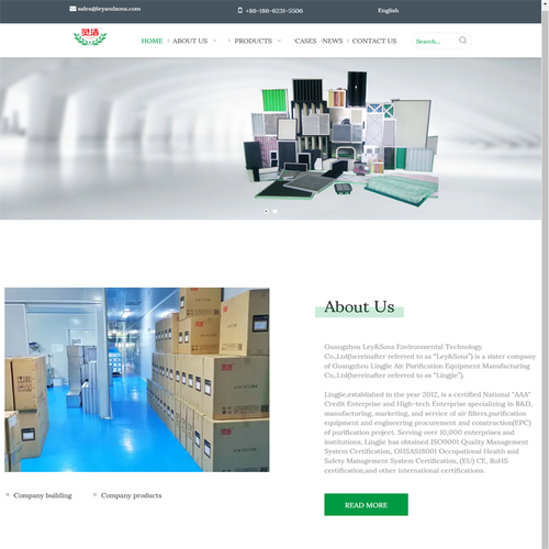 ✍Guangzhou Ley&Sons Environmental Technology Co., Ltd.（消费电子♥外贸独立站）
