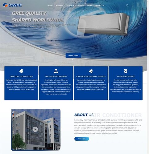 ✍Beijing Jiayi Jiaxin Trading Co., Ltd.（空调制冷和通风设备♥外贸独立站）