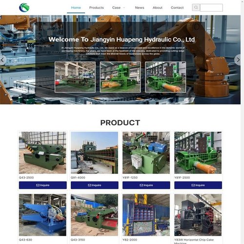 ✍Jiangyin Huapeng Hydraulic Machinery Co., Ltd.（工业设备及组件、焊接、切割设备♥外贸独立站）